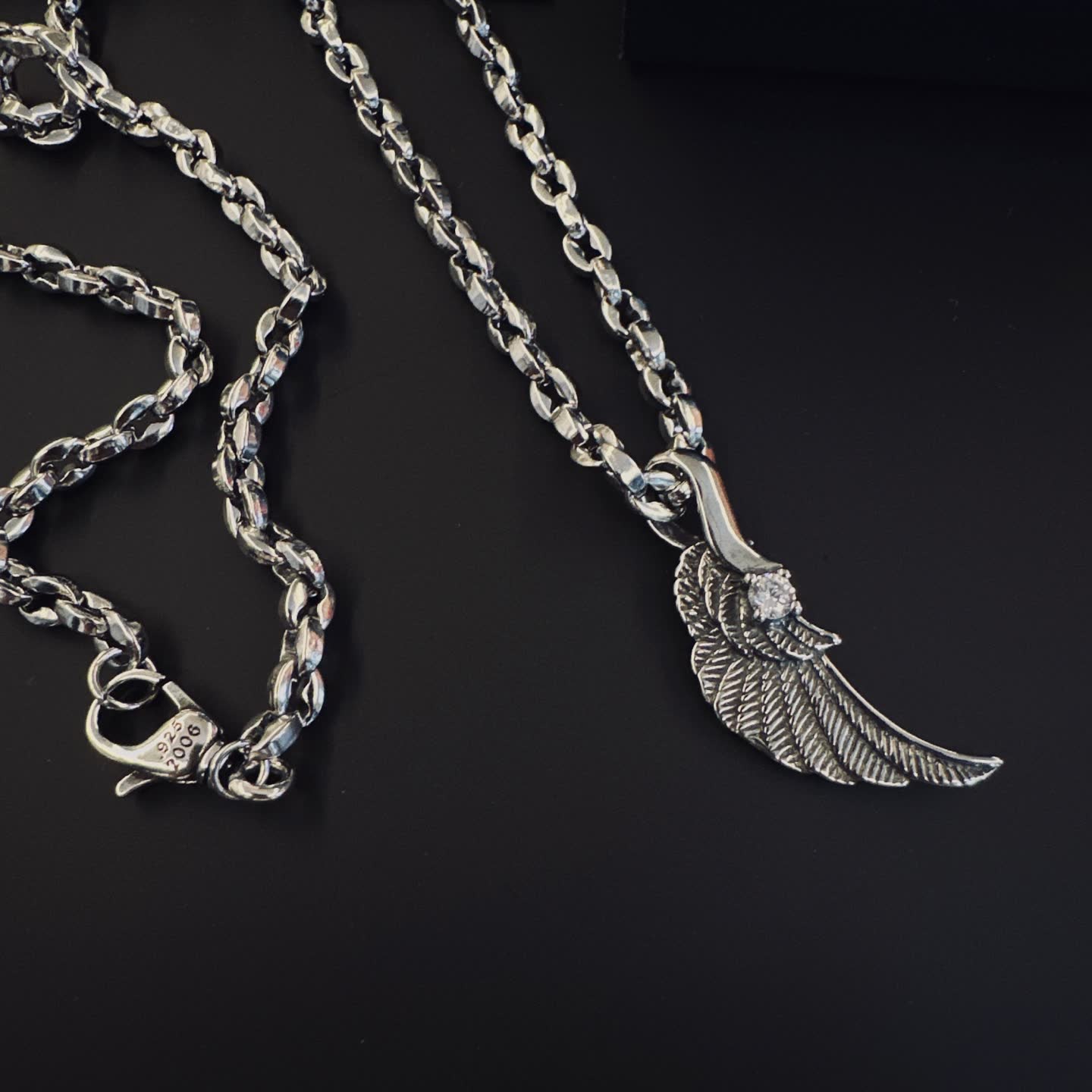 Chrome Hearts Wing Pendant Necklace